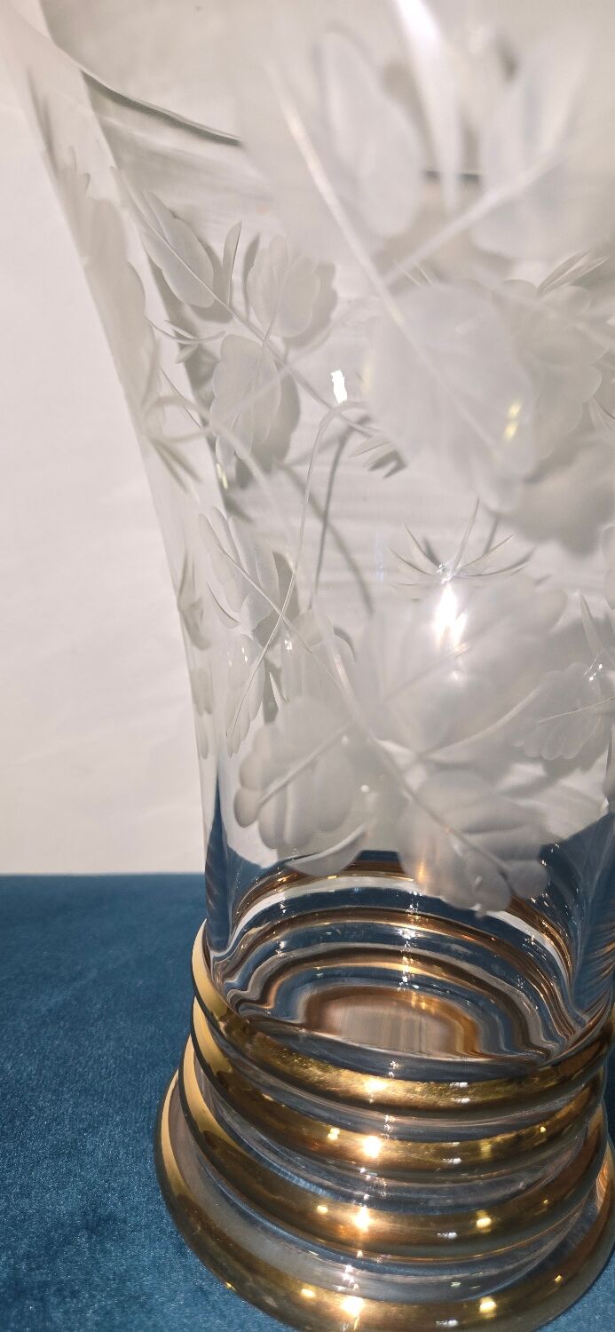 Engraved vase