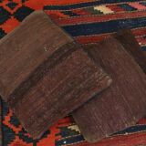 Vintage Brown Stripped Wool Cushion Cover- 41x43cm