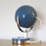 Vintage blue eyeball lamp