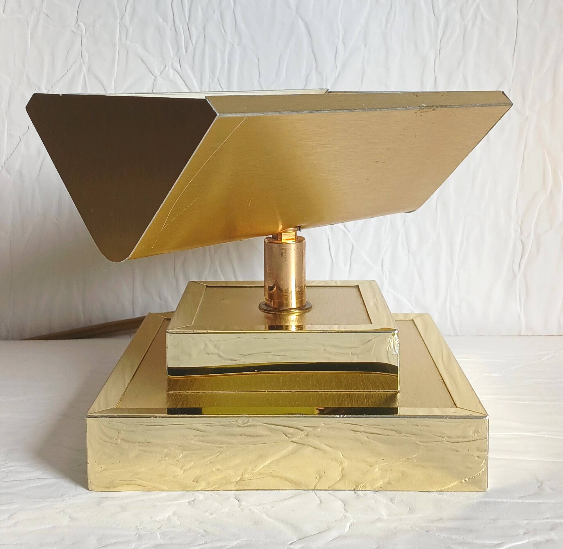 Halogen lamp "Hollywood Regency" in the style of W. Rizzo