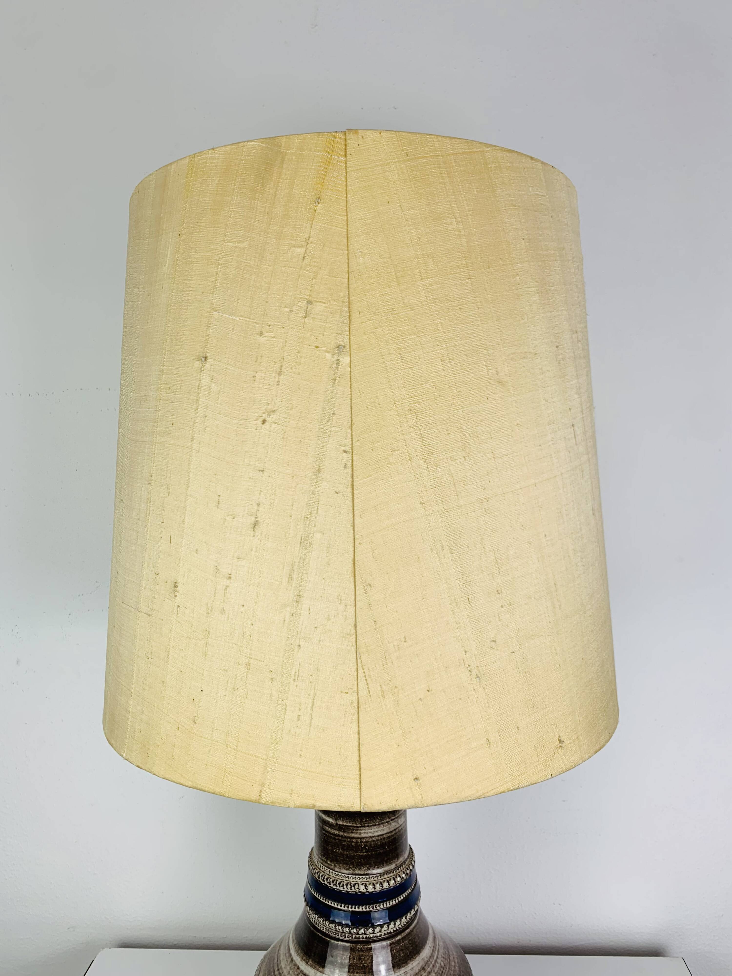 Lampe céramique Kohler Biel années 60, Suisse