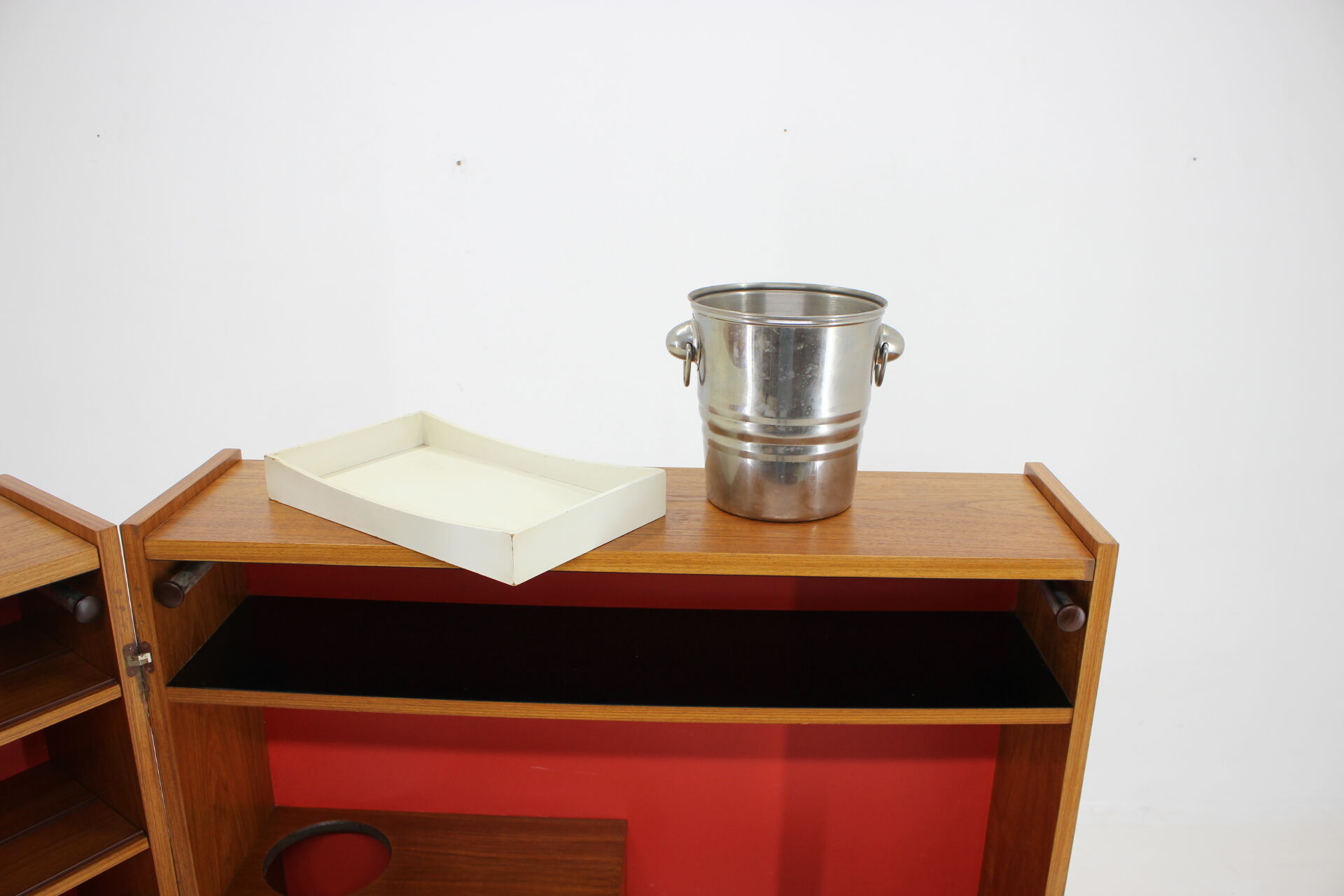 Teak folding bar by Johannes Andersen, Denmark 1960