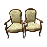 Pair of 2 antique Louis-Philippe style armchairs (delivery or collection in person)