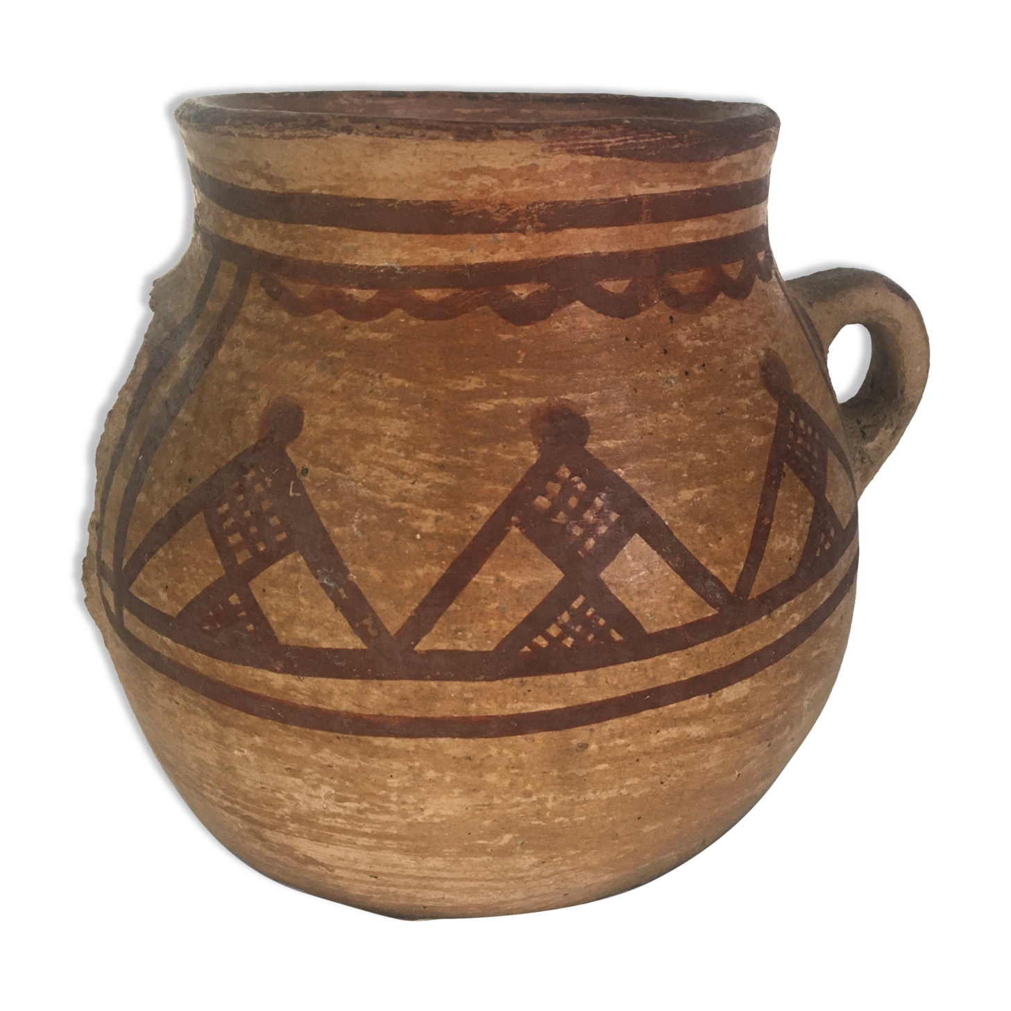 Berber terracotta engobe red