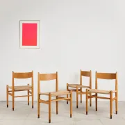 4 CH36 chairs in oak by Hans J. Wegner, Denmark, 1970s