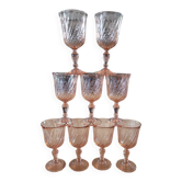 9 Rosaline stem glasses