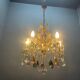 Crystal Beaded Italian Chandelier 1950/60’s