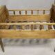 Antique children's bed from the 19th century.