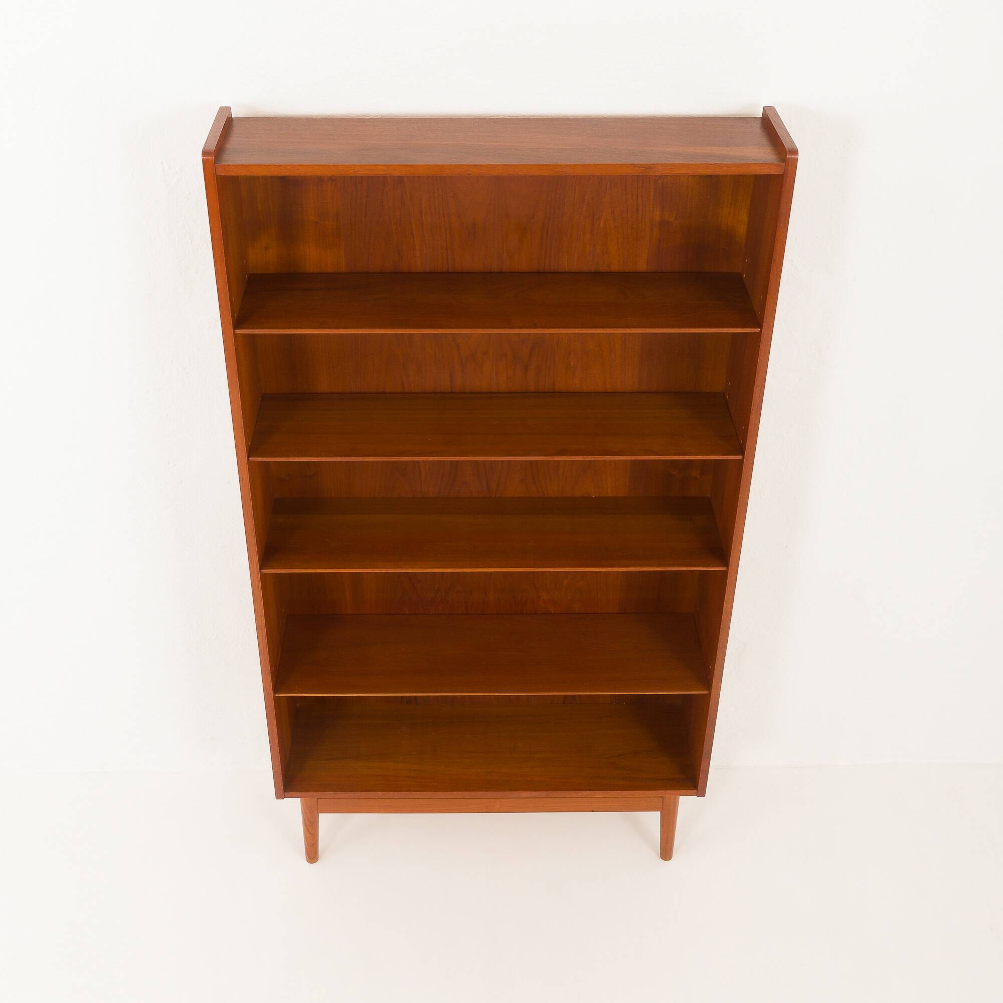 Johannes Sorth teak bookcase, Bornholm, Denmark 1960