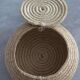 Petite boîte tressée main (panier) polyvalente déco boîte à bijoux