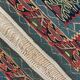 Pair of blue & green silk and wool kilims handmade persian rugs