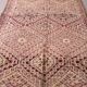 Purple Vintage Beni Mguild Rug 186 x 353 cm - Handmade Berber Wool Rug