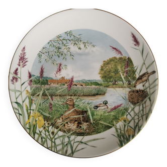 Royal Worcester Limited Edition plate. Model "A country church" by Peter Banett. July