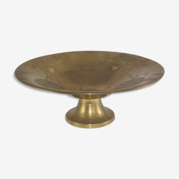 Brass platter on the foot