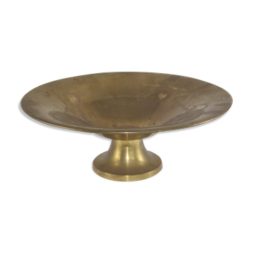 Brass platter on the foot