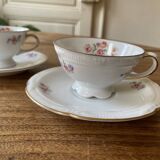 Lot 2 tasses à café et soucoupes - Zeh Scherzer - vintages, anciennes