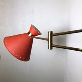 Diabolo wall lamp by René Mathieu, 1950
