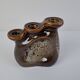 Mid-Century Modern Triple Candle Holder by Ditmar Urbach, Czechoslovakia, 1