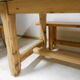 Mountain farm table and two benches