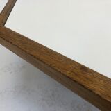 Vintage coffee table wenge hexagon 1960