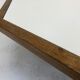 Table basse hexagonale en wengé 1960