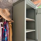 Refurbished 1-door Parisian wardrobe