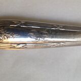 2 serving cutlery in cored silver and silver metal