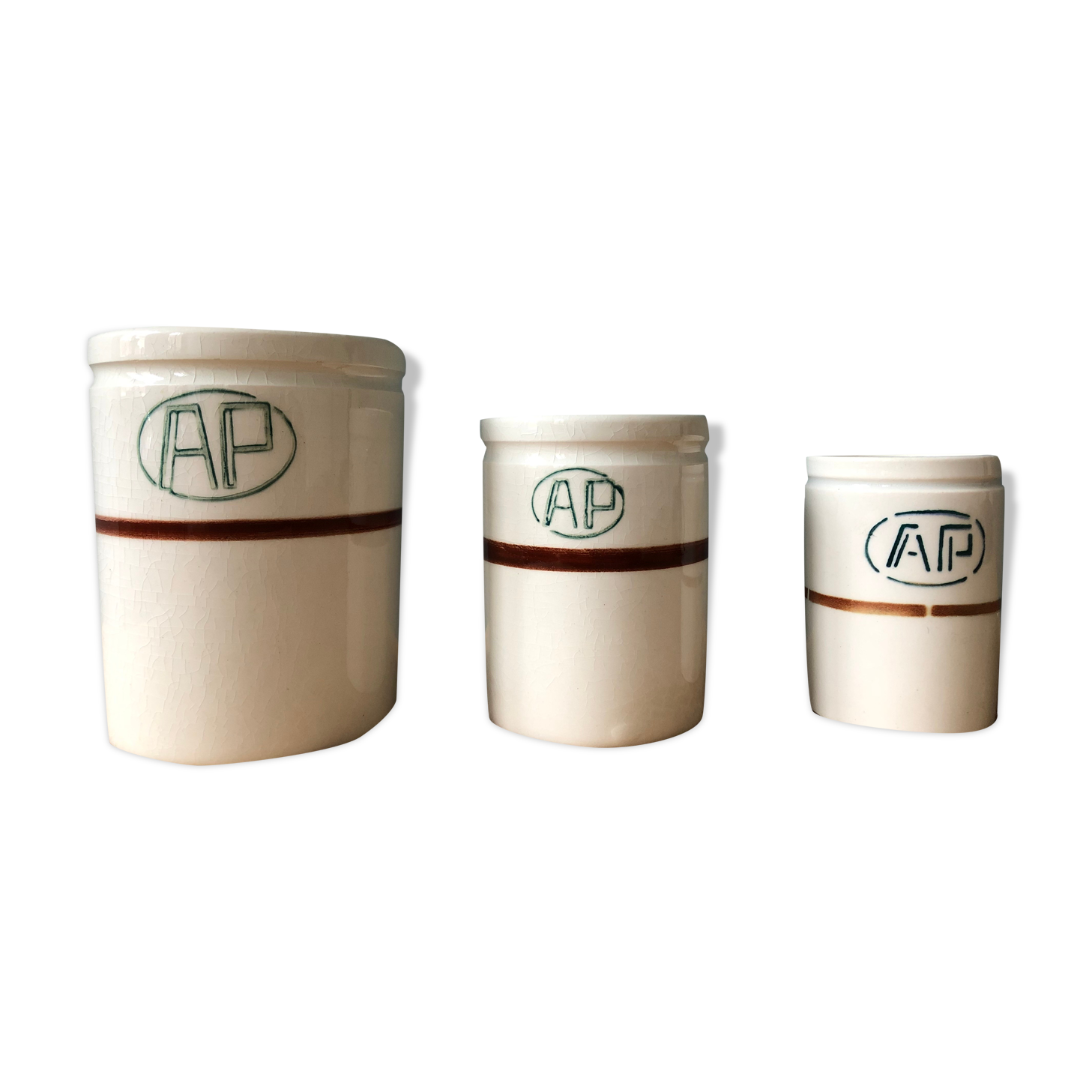 Lot of 3 old jam jars Public Assistance