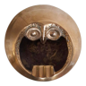 Brass owl ashtray