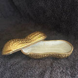 Vintage 1960s-70s ceramic peanut box