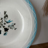 Vintage shallow plate Digoin Sarreguemines Albert