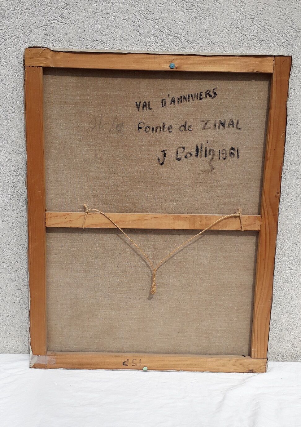 Mountain painting signed