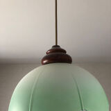 Suspension en verre vintage