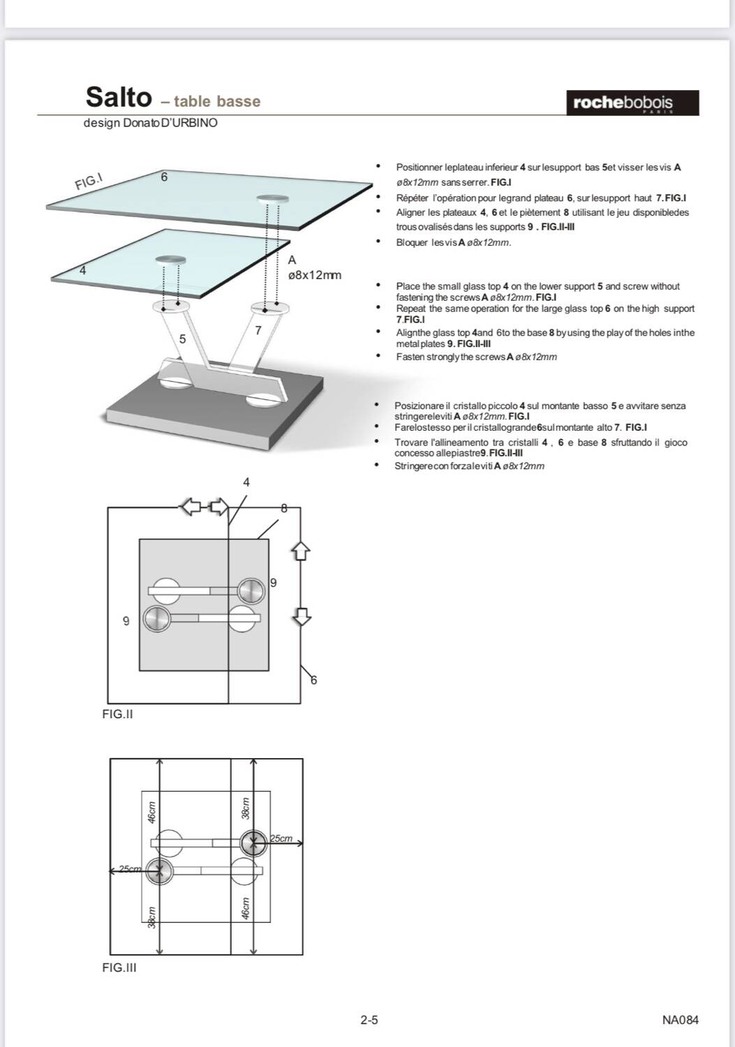 Salto Roche-Bonois Table