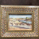 Marquetry photo frame