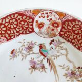Assiette japonaise vers 1900 oiseaux et insectes
