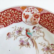 Japanese plate circa 1900 birds and insects
