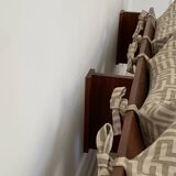 Banquette murale années 1970