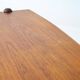 Vintage webbing coffee table in teak, 1960s
