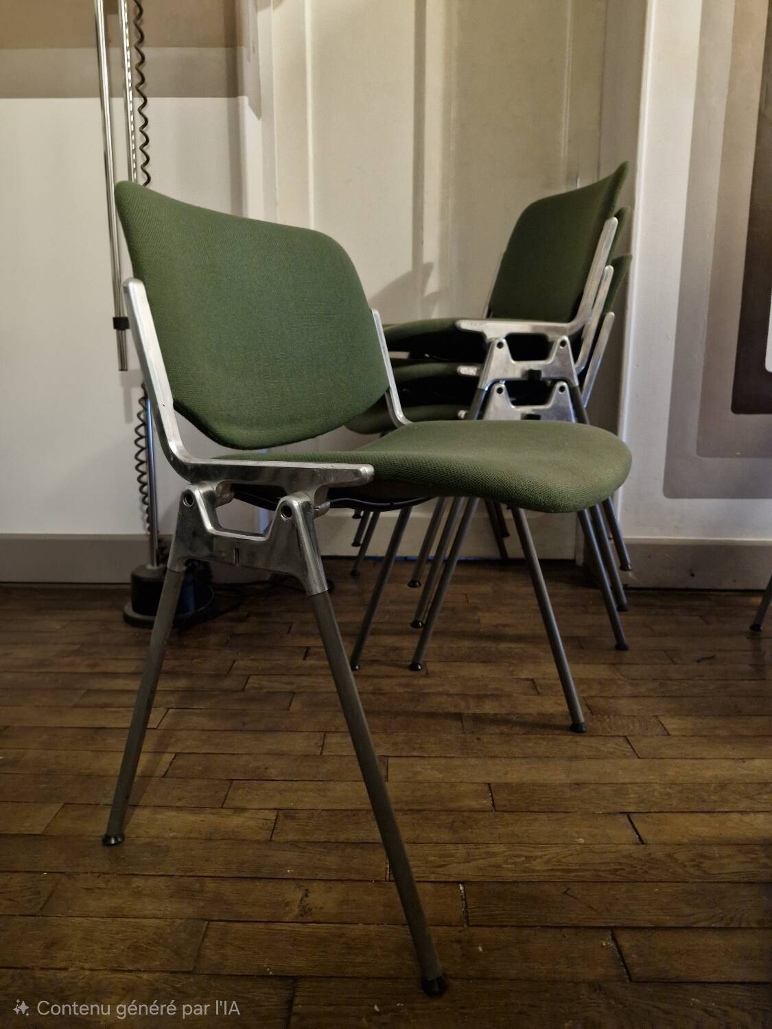 Set de 3 Chaises DSC 106 Giancarlo Piretti / Anonima Castelli, 1965,70