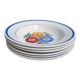 Assiettes creuses vintage terre de fer