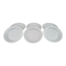 Set of 6 hollow porcelain plates from Limoges Philippe Deshoulières model California
