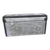 Silver-coloured wooden trunk/chest
