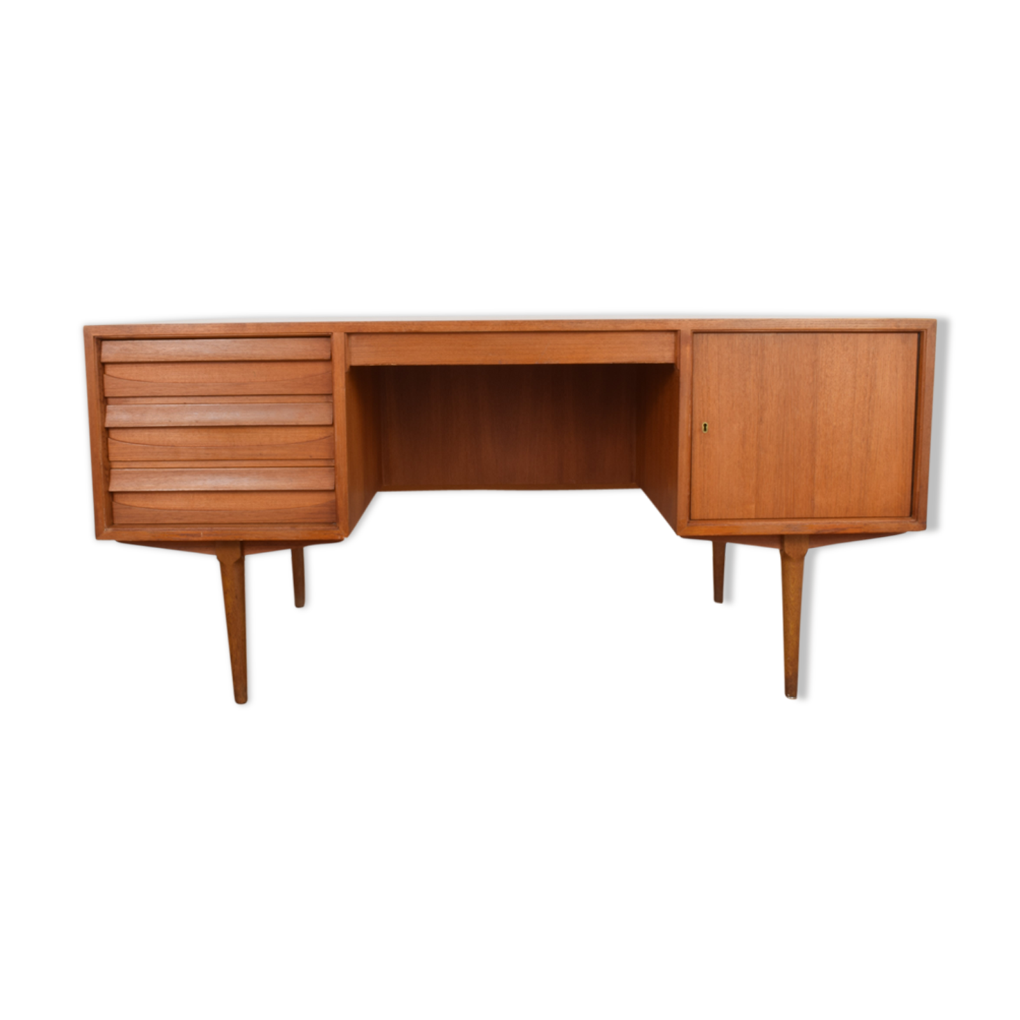Mid-century Danish teak desk, 1960s