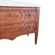 Commode sauteuse Louis XVI en bois fruitier