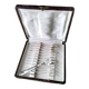 Box of 12 18 G silver-plated oyster forks