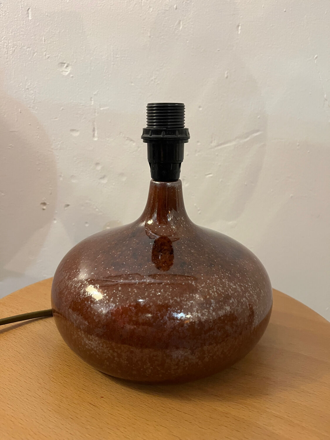 Vintage stoneware floor lamp