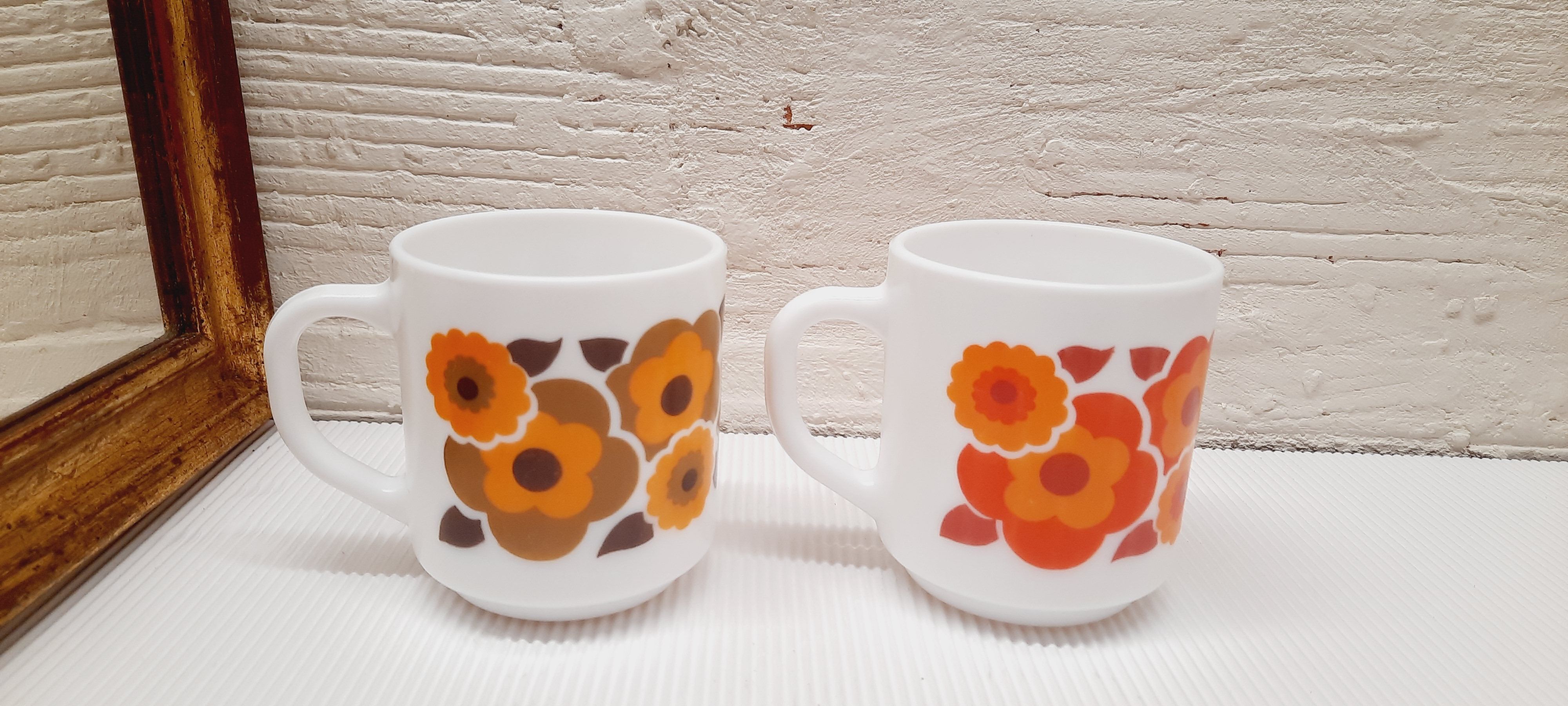 Pair mugs Arcopal Lotus