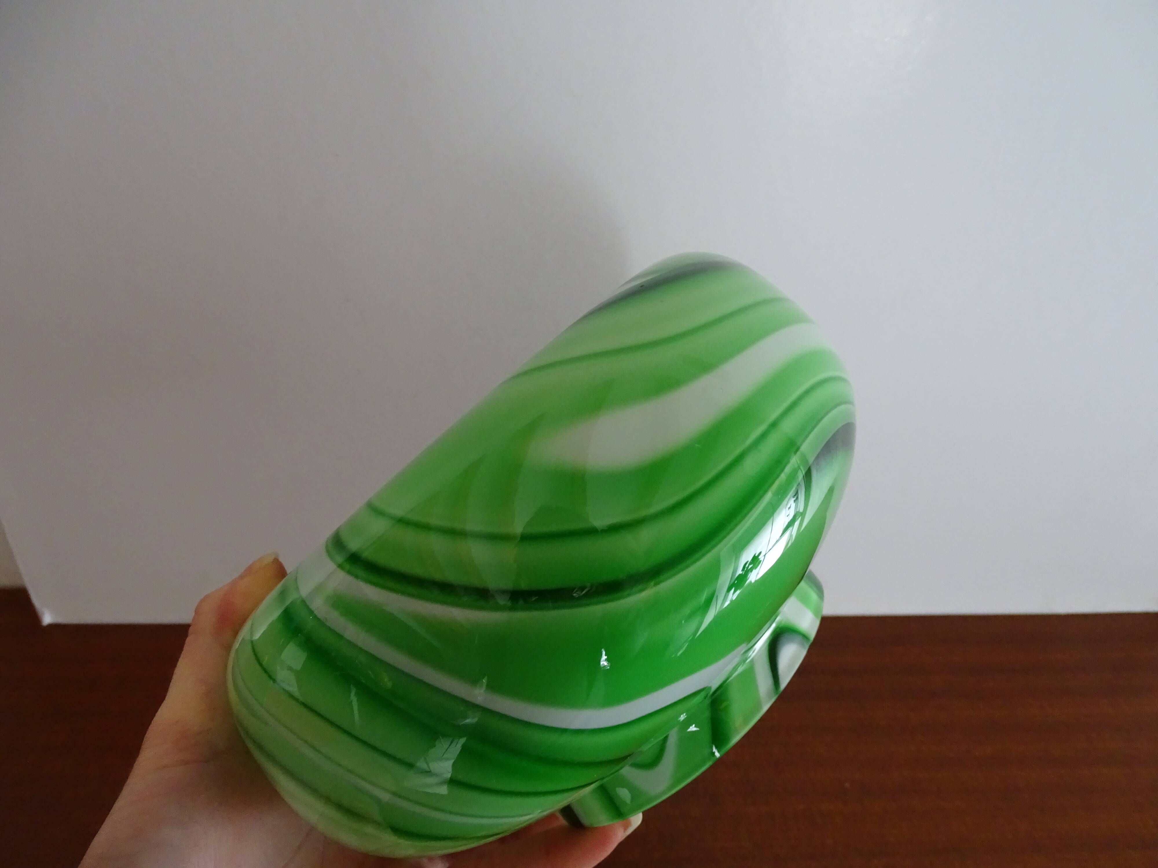 Cendrier verre de Murano par Carlo Moretti - Ø 19 cm