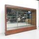 Large display cabinet with 2 sliding glass doors